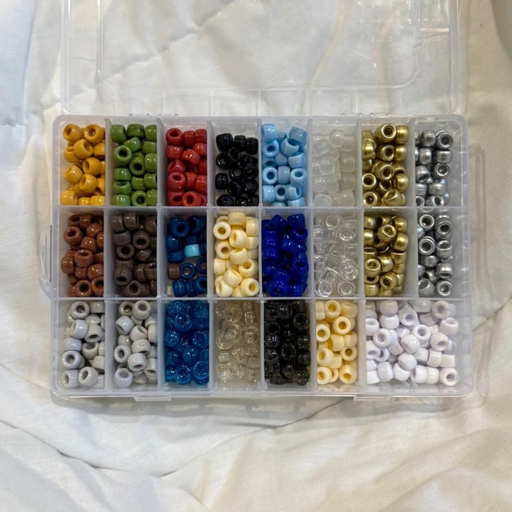 Assorted Colored Pony Beads for Jewelry or Bracelet Making